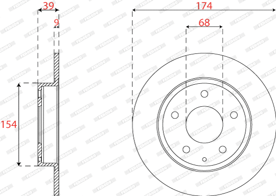 Brake Disc (DDF2533C)