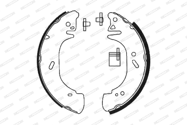 Brake Shoe Set (FSB618)