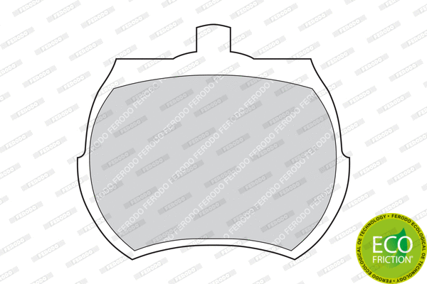 Brake Pad Set, disc brake (FDB824)