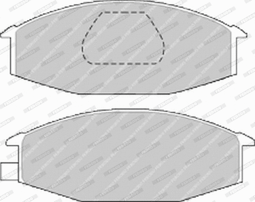 Brake Pad Set, disc brake (FVR369)