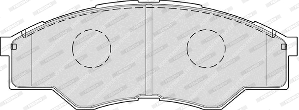 Brake Pad Set, disc brake (FDB1887)