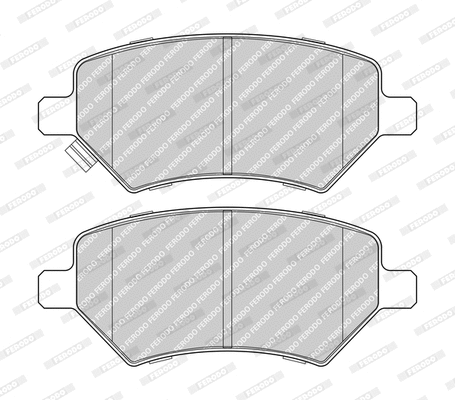 Brake Pad Set, disc brake (FDB4293-D)