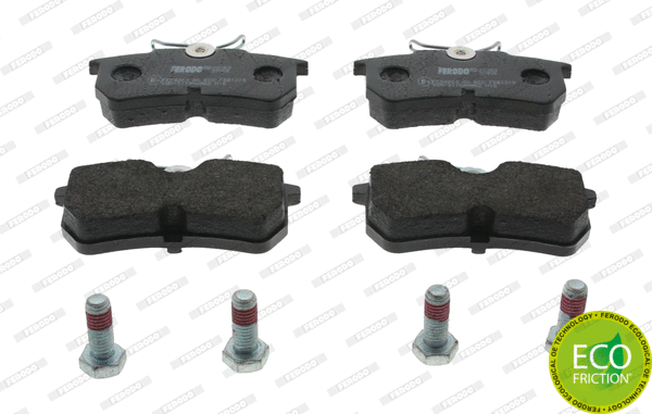 Brake Pad Set, disc brake (FDB1319)