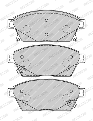 Brake Pad Set, disc brake (FDB4264-D)