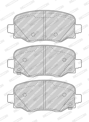 Brake Pad Set, disc brake (FDB4925)