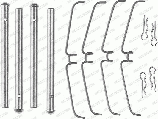 Accessory Kit, disc brake pad (FBA550)