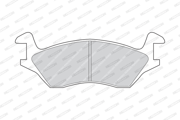 Brake Pad Set, disc brake (FDB193)