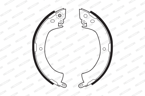 Brake Shoe Set (FSB249)