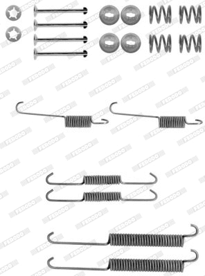 Accessory Kit, brake shoes (FBA220)