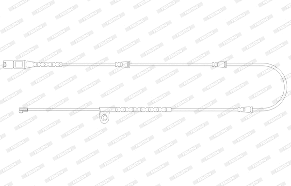 Warning Contact, brake pad wear (FWI376)