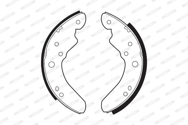 Brake Shoe Set (FSB386)