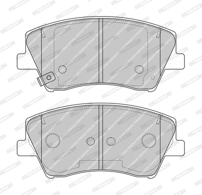 Brake Pad Set, disc brake (FDB4916-D)