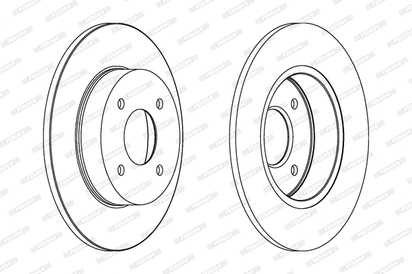 Brake Disc (DDF1235)