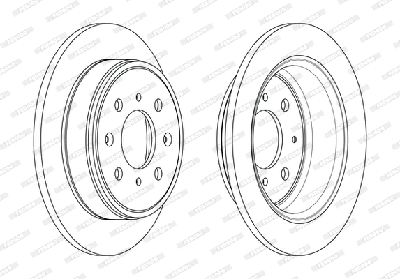 Brake Disc (DDF950)