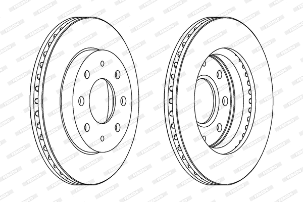 Brake Disc (DDF741)