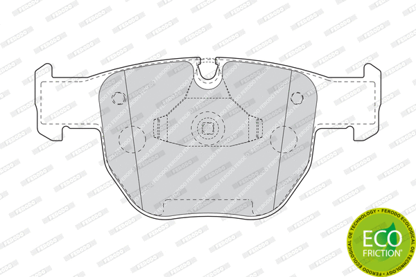 Brake Pad Set, disc brake (FDB1597)