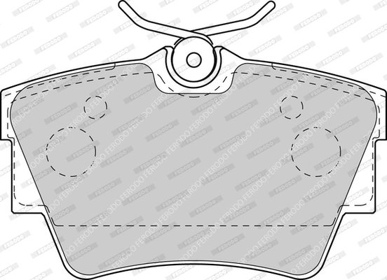 Brake Pad Set, disc brake (FDB1516)
