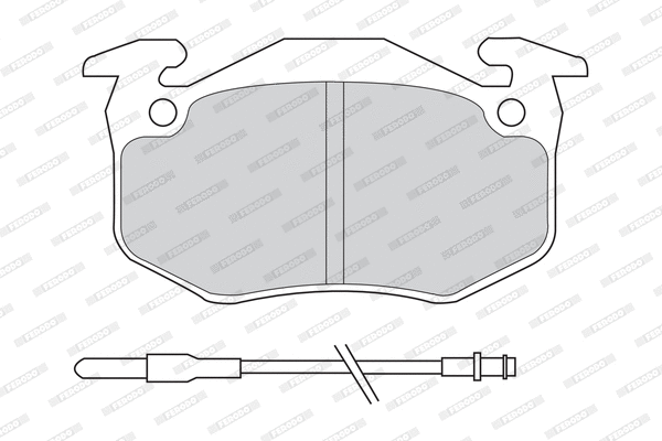 Brake Pad Set, disc brake (FDB440D)