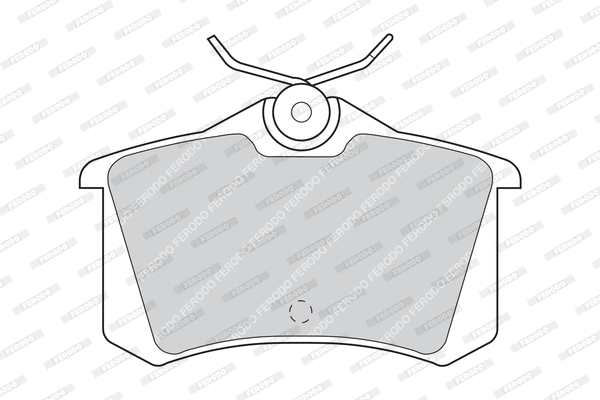 Brake Pad Set, disc brake (FDB726)