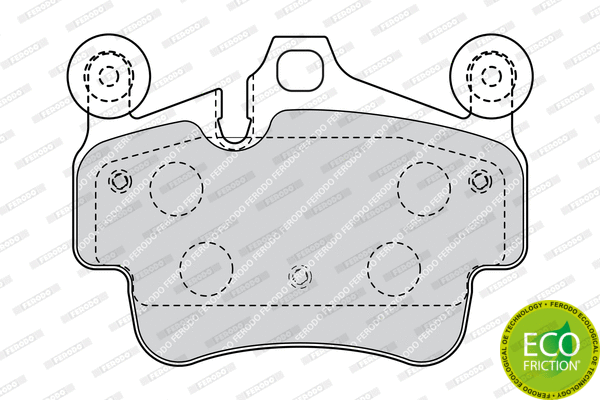 Brake Pad Set, disc brake (FDB4330)