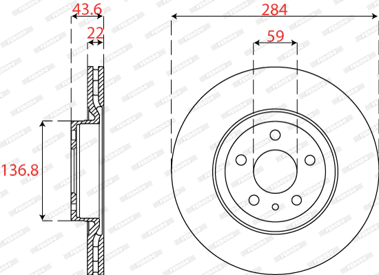 Brake Disc (DDF2775C)