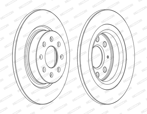 Brake Disc (DDF1299C)