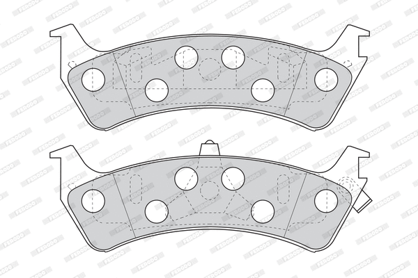 Brake Pad Set, disc brake (FDB1130)