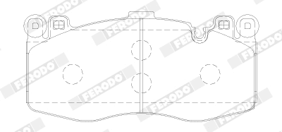 Brake Pad Set, disc brake (FDB5172)