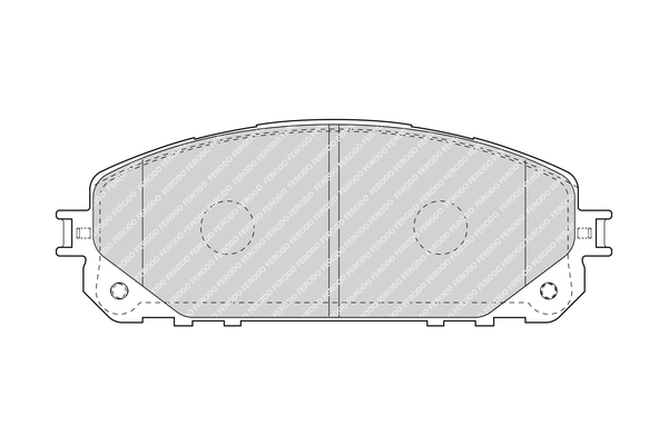 Brake Pad Set, disc brake (FDB4882)