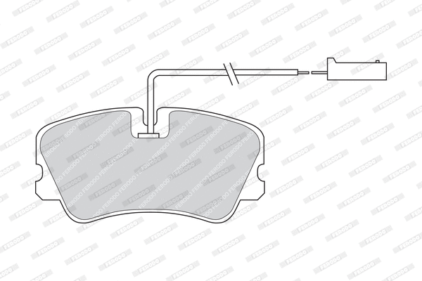 Brake Pad Set, disc brake (FDB727)