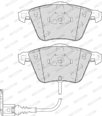 Brake Pad Set, disc brake (FDB4223)