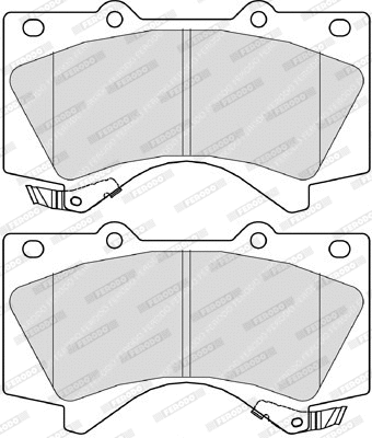 Brake Pad Set, disc brake (FDB4229)