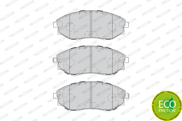 Brake Pad Set, disc brake (FDB4304)