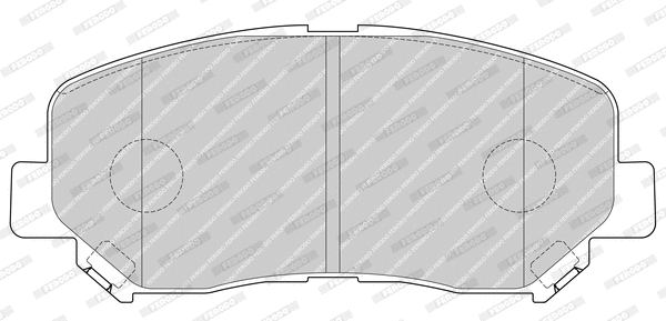 Brake Pad Set, disc brake (FDB4357)