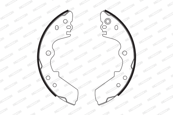 Brake Shoe Set (FSB471)