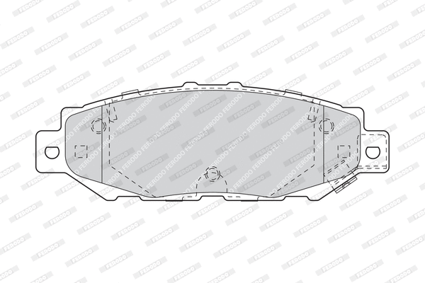 Brake Pad Set, disc brake (FDB1703)