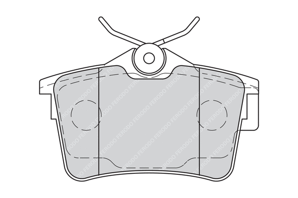 Brake Pad Set, disc brake (FDB4250G)
