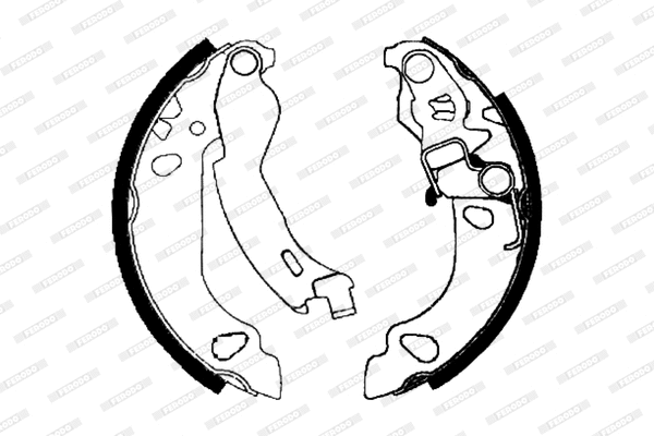 Brake Shoe Set (FSB655)