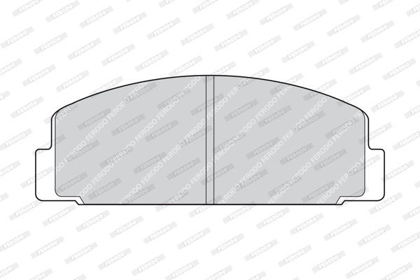 Brake Pad Set, disc brake (FDB252)