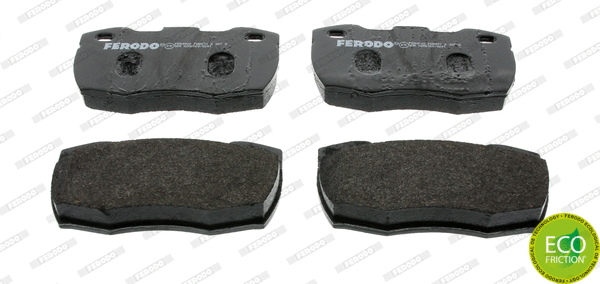 Brake Pad Set, disc brake (FDB871)