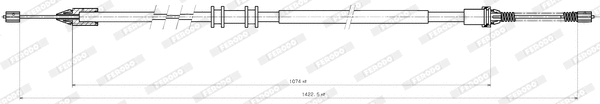 Cable Pull, parking brake (FHB432857)