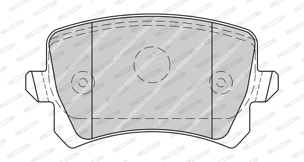 Brake Pad Set, disc brake (FDB4058-D)