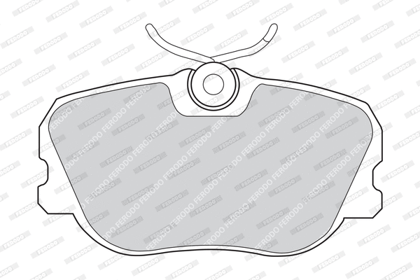 Brake Pad Set, disc brake (FDB536)