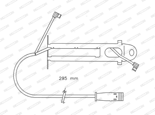 Warning Contact, brake pad wear (FAI150)