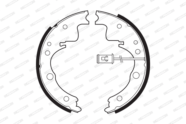 Brake Shoe Set (FSB407)