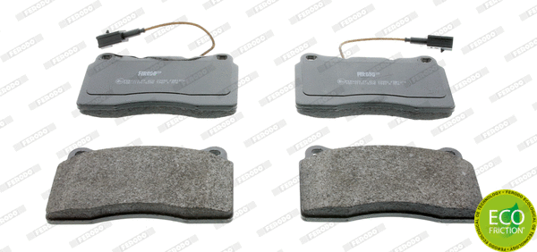 Brake Pad Set, disc brake (FDB1334)