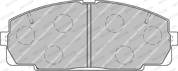 Brake Pad Set, disc brake (FVR1884)