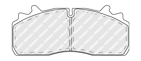 Brake Pad Set, disc brake (FCV5169)