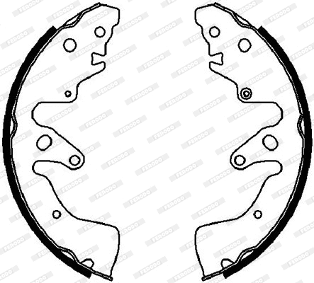 Brake Shoe Set (FSB4034)