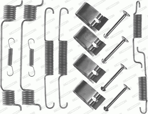 Accessory Kit, brake shoes (FBA132)